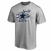 Men's Dallas Cowboys Pro Line Heathered Gray True Color T-Shirt FengYun,baseball caps,new era cap wholesale,wholesale hats